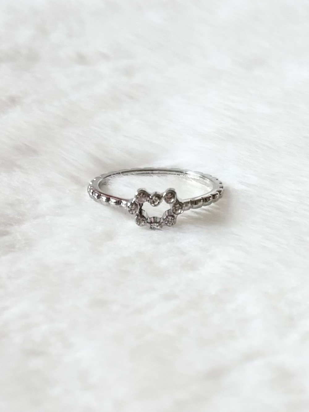 5/$15 🩷 MUST BUNDLE Delicate Silver Tone Heart Ring
